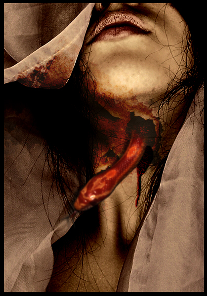 Awful Dark Art Photo Effect Tutorial: Final Result