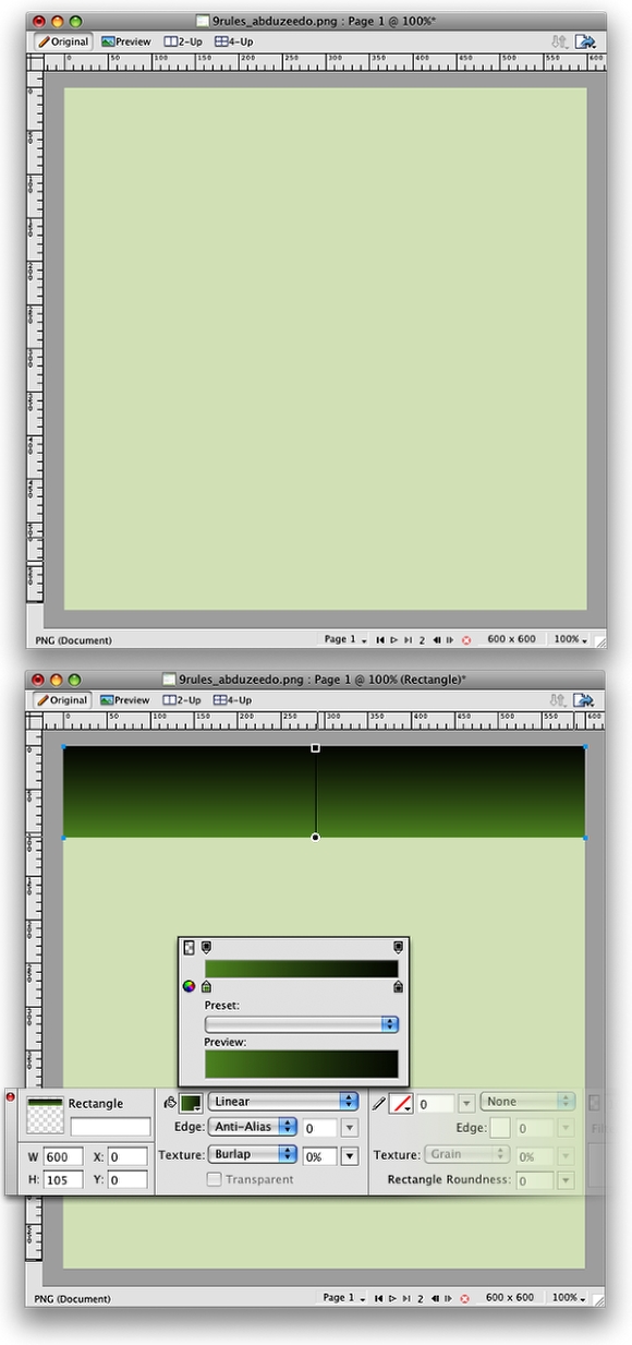 Mini-Layout Inspired on 9rules Design image 1