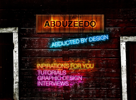 Amazing Neon Lights on Fireworks Tutorial: Final Result