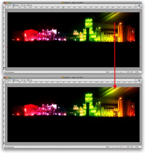 Creating a Cool Website Header in Fireworks image 5