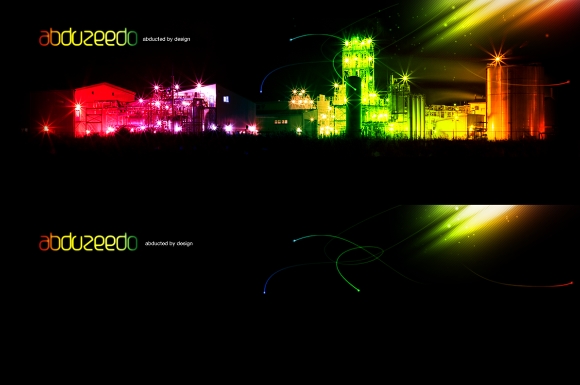 Creating a Cool Website Header in Fireworks Tutorial: Final Result