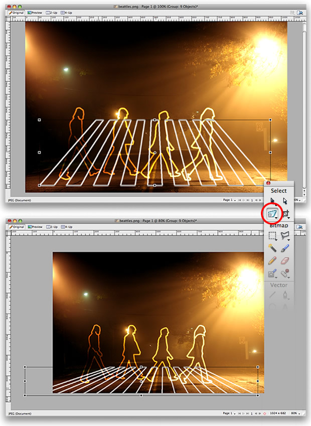 Light Painting in Fireworks image 8