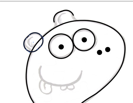Create a Cute Vector Monster from a Pencil Sketch image 16