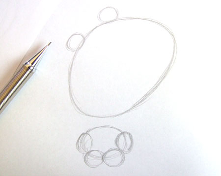 Create a Cute Vector Monster from a Pencil Sketch image 2