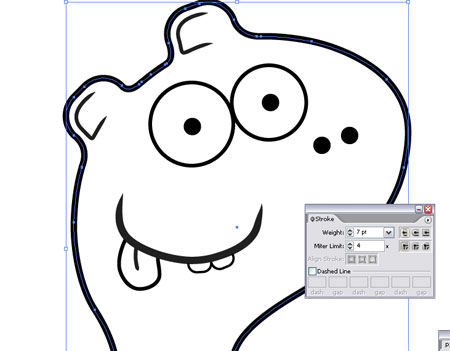 Create a Cute Vector Monster from a Pencil Sketch image 26