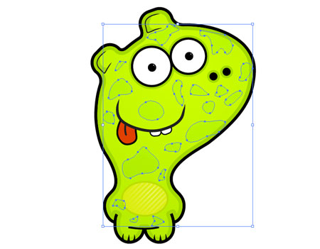 Create a Cute Vector Monster from a Pencil Sketch image 50
