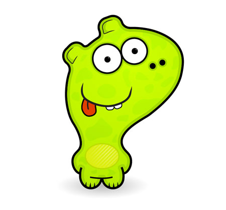 Create a Cute Vector Monster from a Pencil Sketch image 51