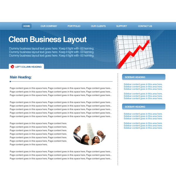 Design a Clean Business Layout image 23