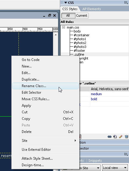 Troubleshooting CSS in Dreamweaver image 4