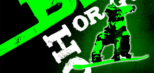Big Typography Snowboarding Poster image 20