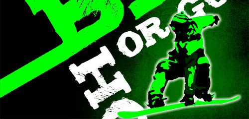 Big Typography Snowboarding Poster image 19
