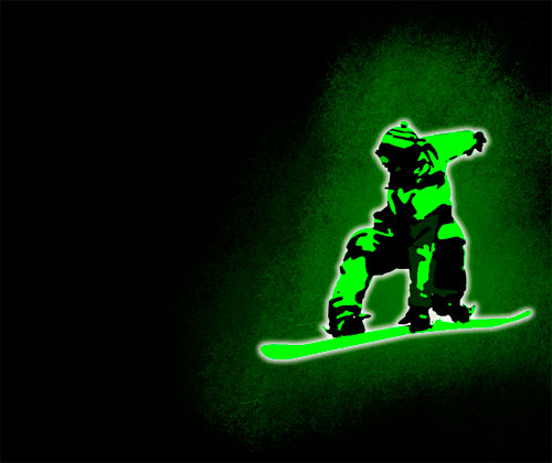 Big Typography Snowboarding Poster image 16