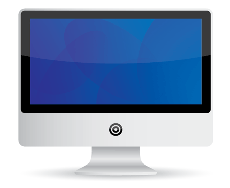 How to Create a Vector iMac Graphic in Illustrator Tutorial: Final Result