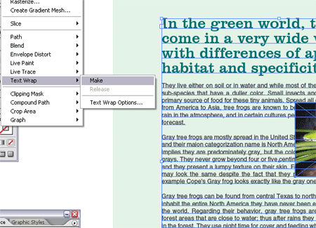 Wrapping Text Around an Image in Illustrator image 3