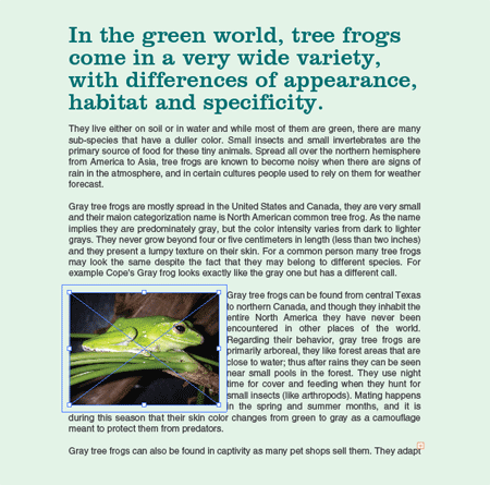 Wrapping Text Around an Image in Illustrator image 5