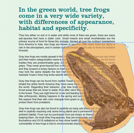 Wrapping Text Around an Image in Illustrator image 7