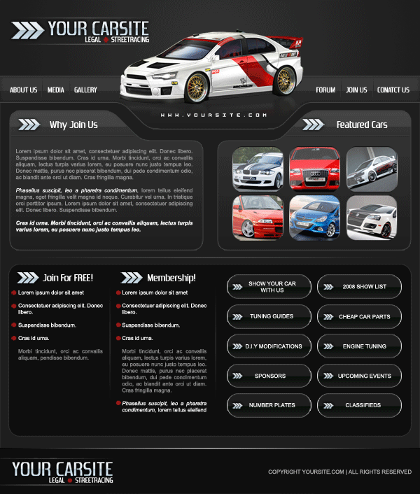 Car Layout #3 Tutorial: Final Result