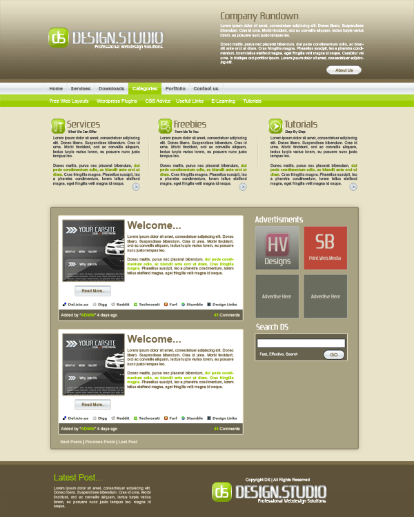 Design Studio Layout Tutorial: Final Result