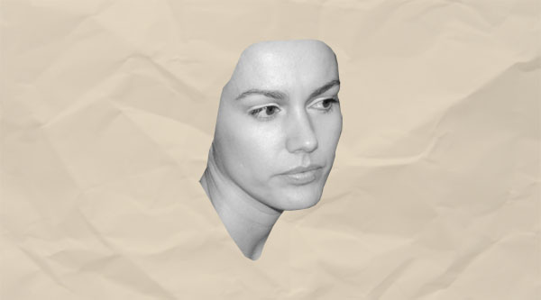 Create a 'Shattered Face' Graphic image 3
