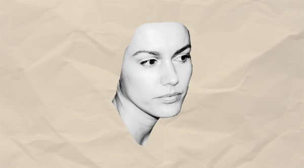 Create a 'Shattered Face' Graphic image 5