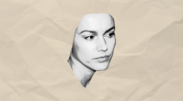 Create a 'Shattered Face' Graphic image 7