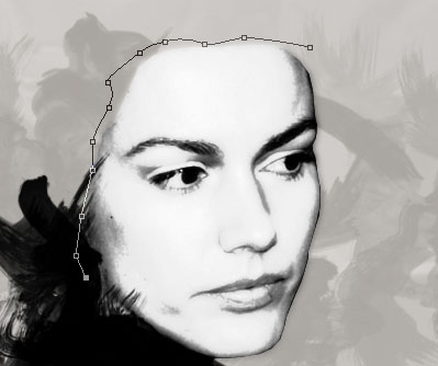 Create a 'Shattered Face' Graphic image 13