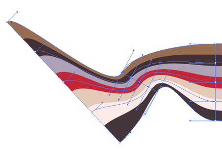 Create a Colourful Abstract Wavy Ribbon image 11
