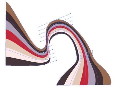 Create a Colourful Abstract Wavy Ribbon image 13