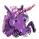 [Purple unicorn]