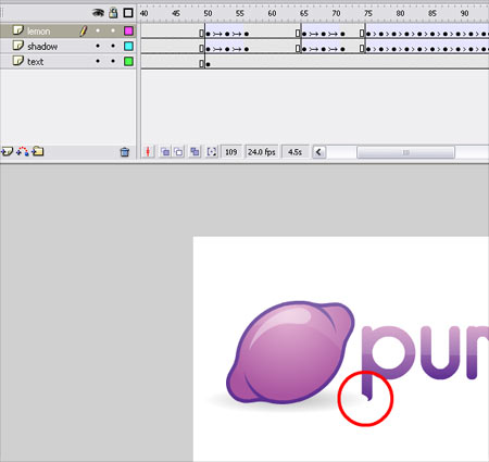 Animate a Logo in Flash image 23
