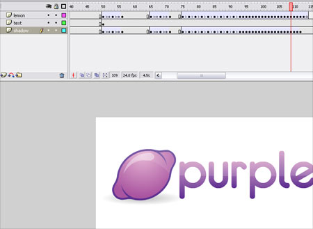 Animate a Logo in Flash image 24