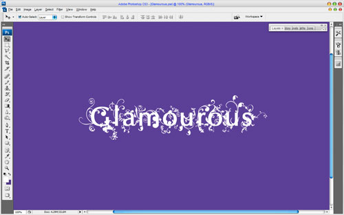 Amazing Glamourous Text image 7