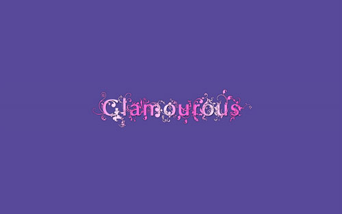 Amazing Glamourous Text Tutorial: Final Result
