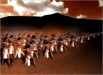 Form a Threatening Troop of Archers Tutorial: Final Result (Click to enlarge)