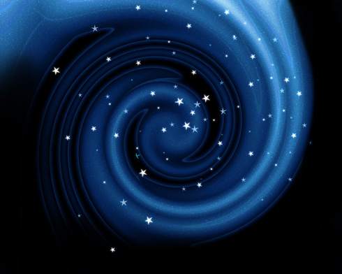 Galactic Nebula Tutorial: Final Result (Click to enlarge)