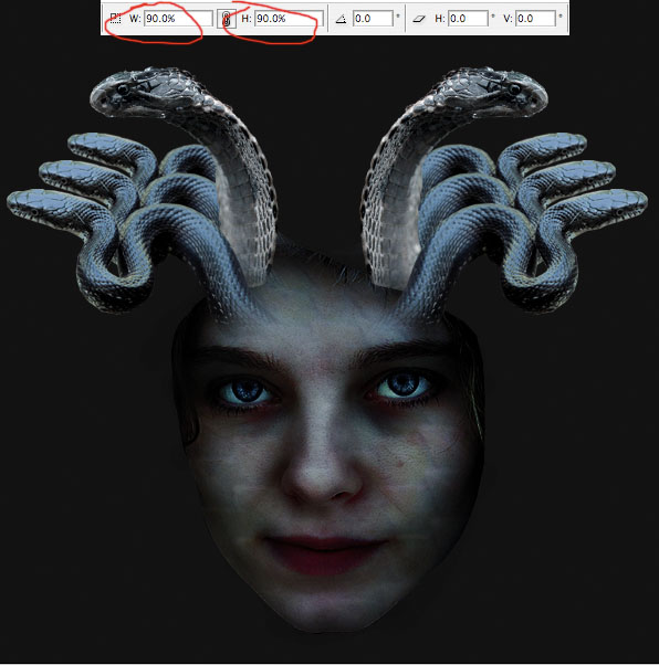 Creating Medusa With Photo Manipulation image 15
