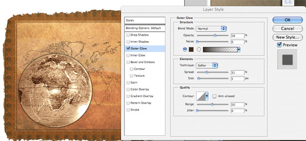 Design an Old-Style Safari Map image 16