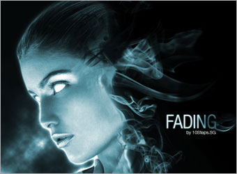 Creating a Smoke Fading Effect Tutorial: Final Result (Click to enlarge)