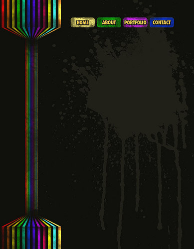Perspective Lines Web Layout image 10