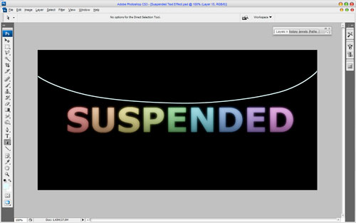 Suspended Text Effect image 09