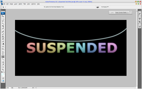 Suspended Text Effect image 10