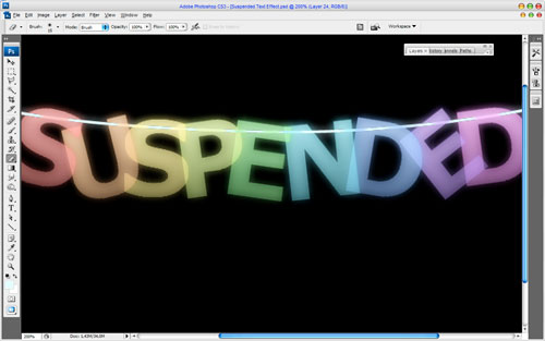 Suspended Text Effect image 12