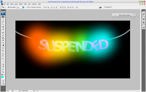 Suspended Text Effect image 15