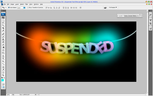 Suspended Text Effect image 16
