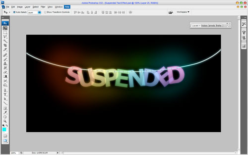 Suspended Text Effect image 17