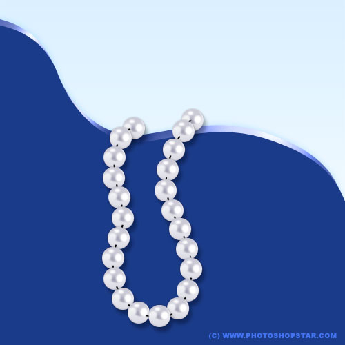 Pearl Necklace Tutorial: Final Result