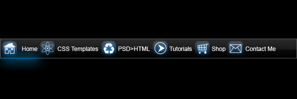 CSS Menu with Icons image 16