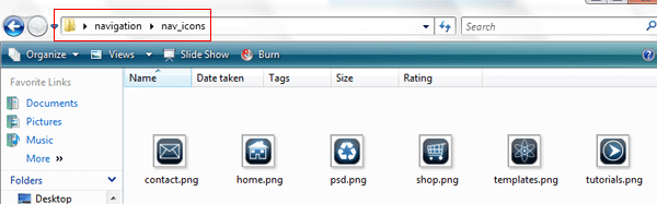 CSS Menu with Icons image 17