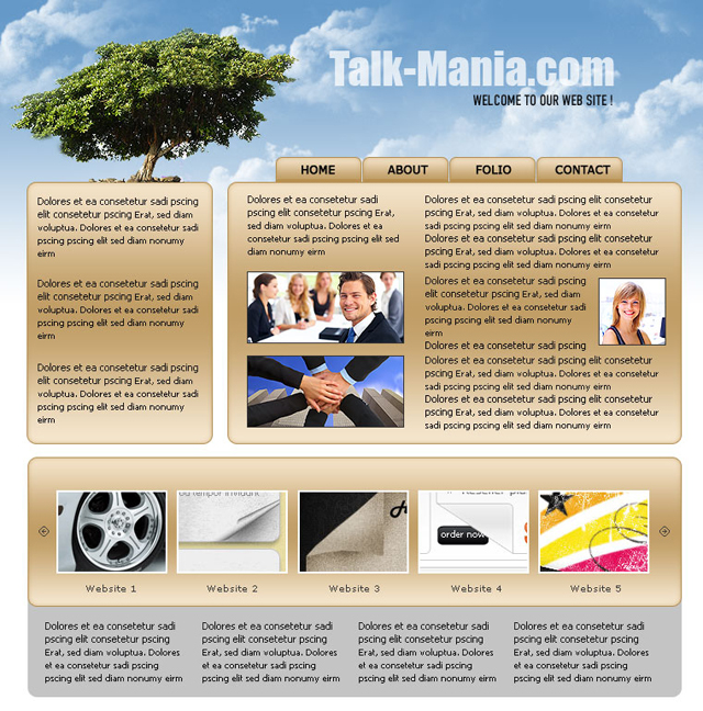 Creative Portfolio Layout Tutorial: Final Result