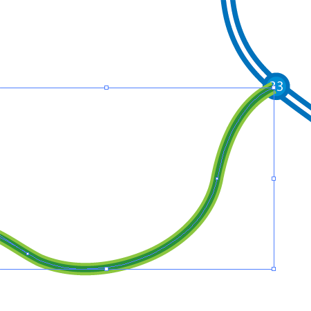 Creating Road Maps in Adobe Illustrator image 12